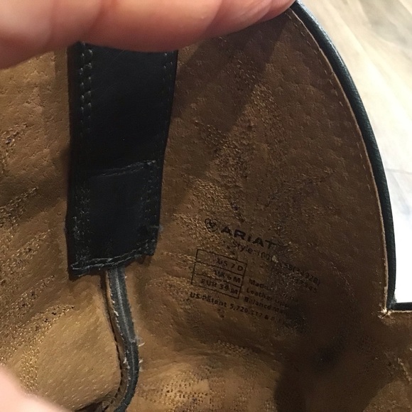 Mens Ariat Cowboy Boots size 7 - Picture 6 of 9